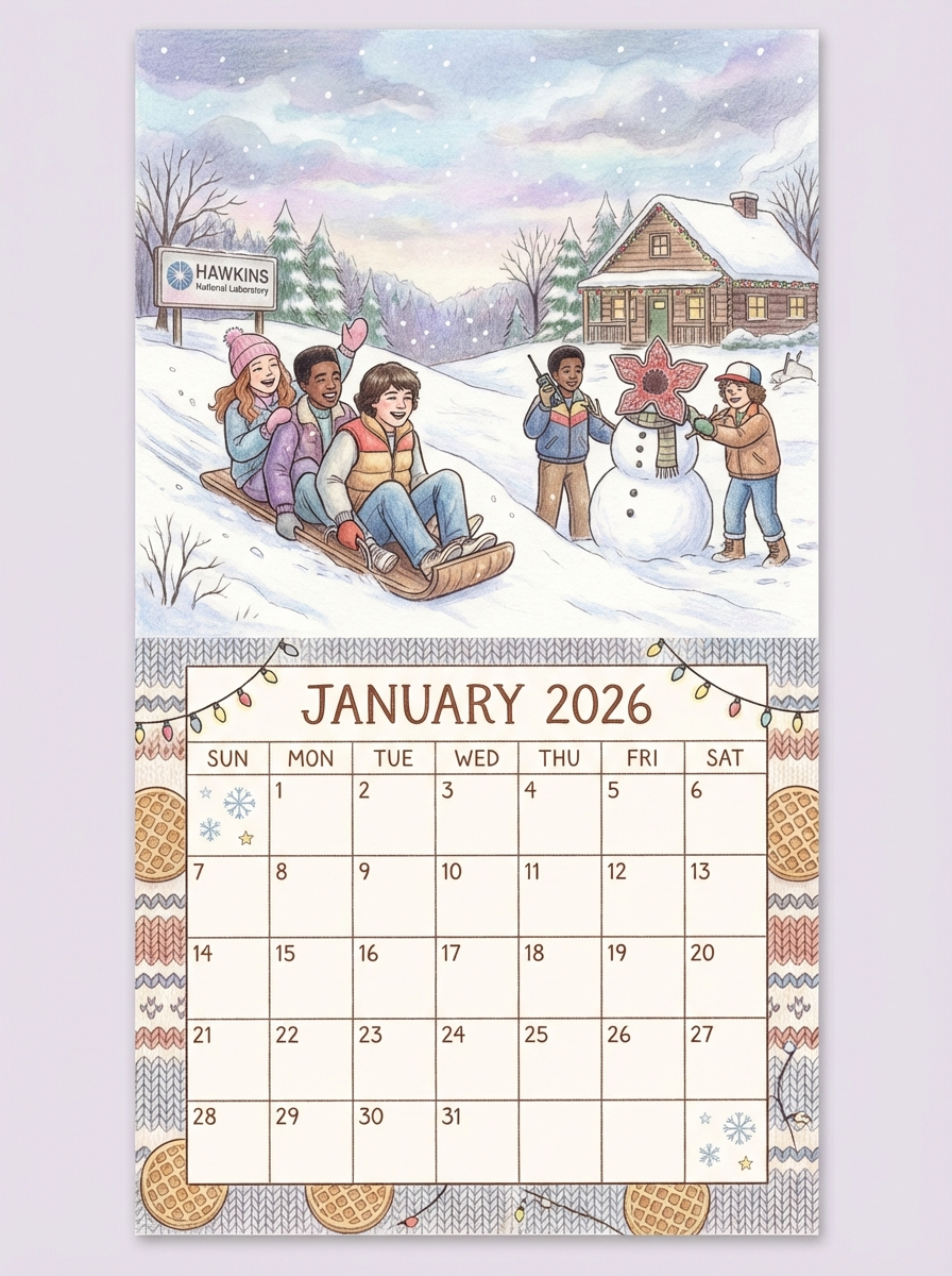 Turn Any Movie, TV Series, or Anime into a 2026 Calendar